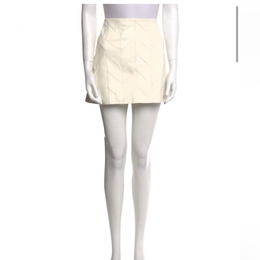 Alice + Olivia leather Mini Skirt